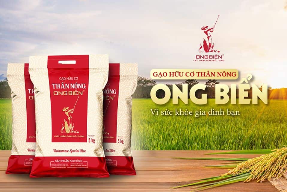 gạo hữu cơ Ong Biển